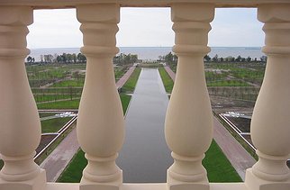 Константиновский дворец, создание архитектурных элементов из СФБ