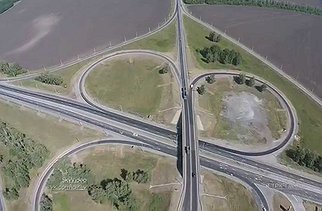 Участок автодороги М-4 «Дон» на обходе Воронежа